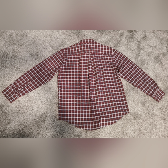 St. John's Bay cotton collared shirt long sleeves - Picture 6 of 7